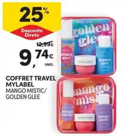 Continente Bom dia Coffret travel mylabel mango mystic/ golden glee promoção