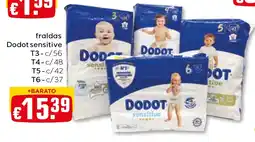 Bolama fraldas dodot sensitive promoção