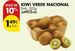 Pingo Doce kiwi verde nacional promoção