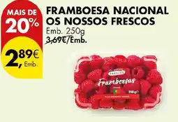 Pingo Doce Framboesa nacional promoção