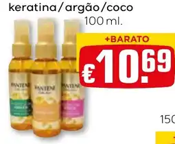 Bolama Pantene keratina/argão/coco promoção