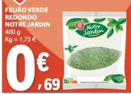 E.Leclerc Feijão verde redondo notre jardin promoção
