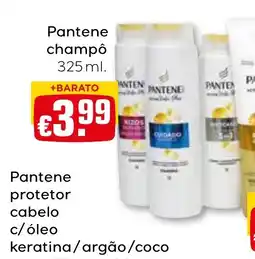 Bolama Pantene protetor cabelo c/óleo keratina/argão/coco promoção