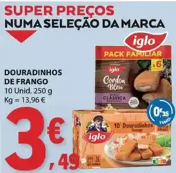 E.Leclerc Douradinhos de frango iglo promoção