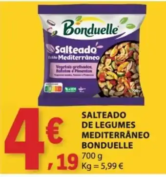 E.Leclerc Salteado de legumes mediterrâneo bonduelle promoção