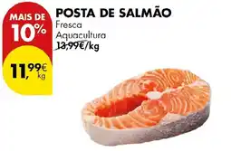 Pingo Doce Posta de salmão promoção