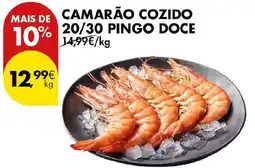 Pingo Doce Camarão cozido 20/30 Pingo Doce promoção