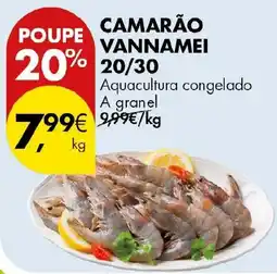 Pingo Doce Camarão vannamei promoção