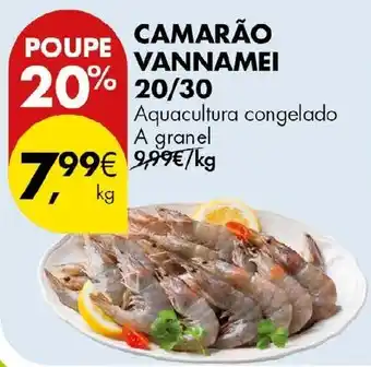 Pingo Doce Camarão vannamei promoção