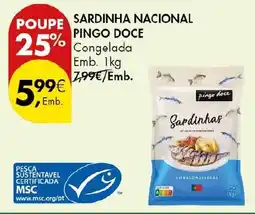 Pingo Doce Sardinha nacional pingo doce promoção