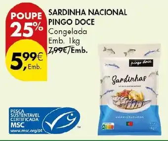 Pingo Doce Sardinha nacional pingo doce promoção