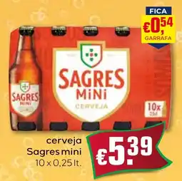 Bolama cerveja Sagres mini promoção