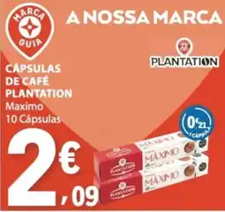 E.Leclerc cápsulas de café plantation maximo promoção