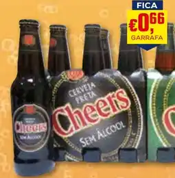 Bolama Cheers cerveja preta sem álcool promoção