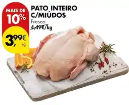 Pingo Doce Pato inteiro c/miúdos promoção