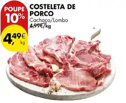 Pingo Doce Costeleta de porco promoção
