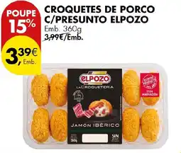 Pingo Doce Croquetes de porco c/presunto elpozo promoção