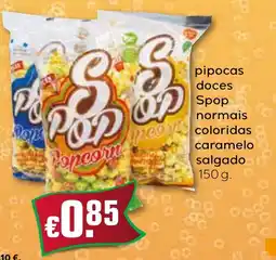 Bolama Spop pipocas doces normais coloridas caramelo salgado promoção