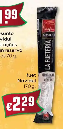 Bolama fuet navidul promoção