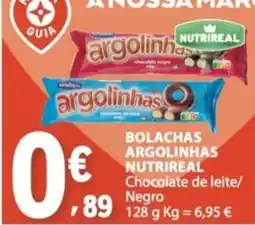 E.Leclerc Bolachas argolinhas nutrirreal chocolate de leite/negro promoção