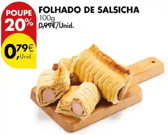Pingo Doce Folhado de salsicha promoção