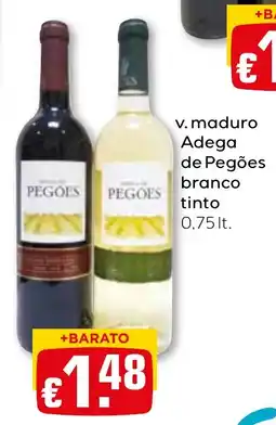Bolama v. maduro Adega de Pegões branco tinto promoção