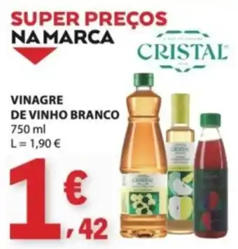 E.Leclerc vinagre de vinho branco cristal promoção