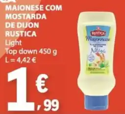 E.Leclerc Mayonese com mostarda de dijon rustica light promoção