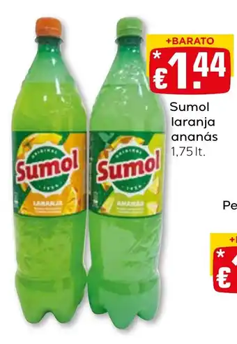 Bolama Sumol laranja ananás promoção