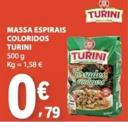 E.Leclerc Massa espirais coloridos turini promoção