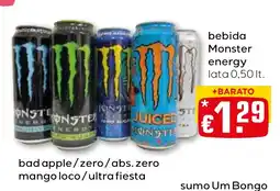 Bolama bebida monster energy promoção