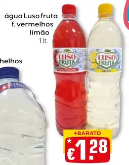 Bolama água Luso fruta f. vermelhos limão promoção