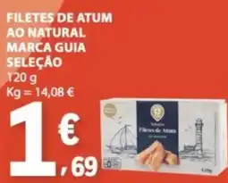 E.Leclerc filetes de atum marca guia seleção promoção