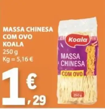 E.Leclerc Massa chinesa com ovo koala promoção