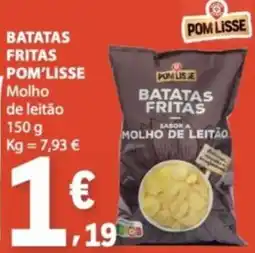 E.Leclerc Pom Lisse batatas fritas molho de leitão promoção