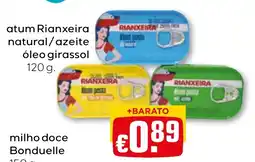 Bolama atum rianxeira natural/azeite óleo girassol promoção