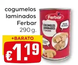 Bolama Cogumelos laminados ferbar promoção
