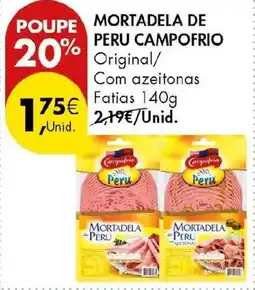 Pingo Doce Mortadela de Peru Campo Frio promoção