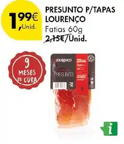 Pingo Doce Presunto p/tapas lourenço promoção