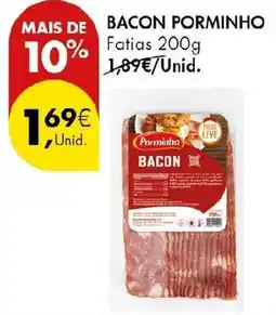 Pingo Doce Bacon Porminho promoção
