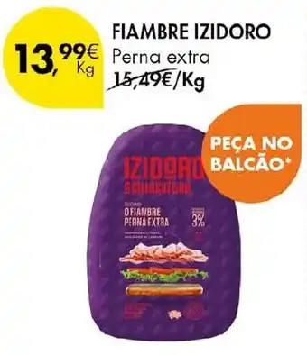 Pingo Doce Fiambre izidoro perna extra promoção
