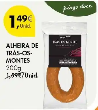 Pingo Doce Alheira de Trás-os-Montes promoção
