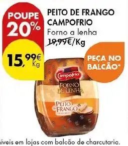 Pingo Doce Peito de frango campo frío forno a lenha promoção