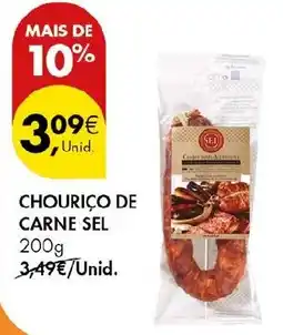 Pingo Doce Chouriço de carne sel promoção