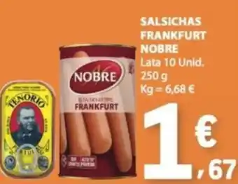 E.Leclerc Salsichas frankfurt nobre promoção