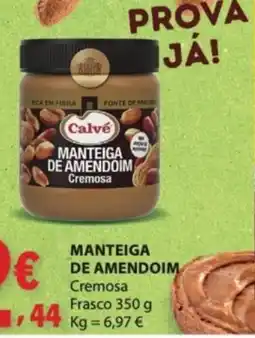 E.Leclerc Manteiga de amendoim cremosa calve promoção