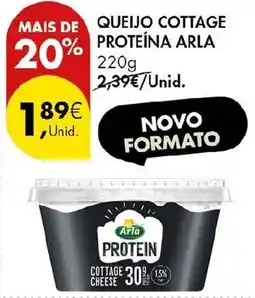 Pingo Doce Queijo cottage proteína arla promoção