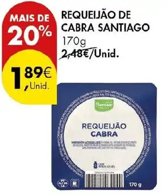 Pingo Doce Requeijão de cabra santiago promoção