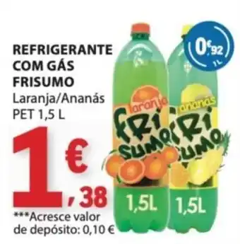 E.Leclerc Refrigerante com gás frisumo laranja/ananas promoção