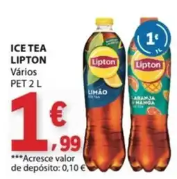 E.Leclerc Ice tea lipton vários pet 2 l promoção